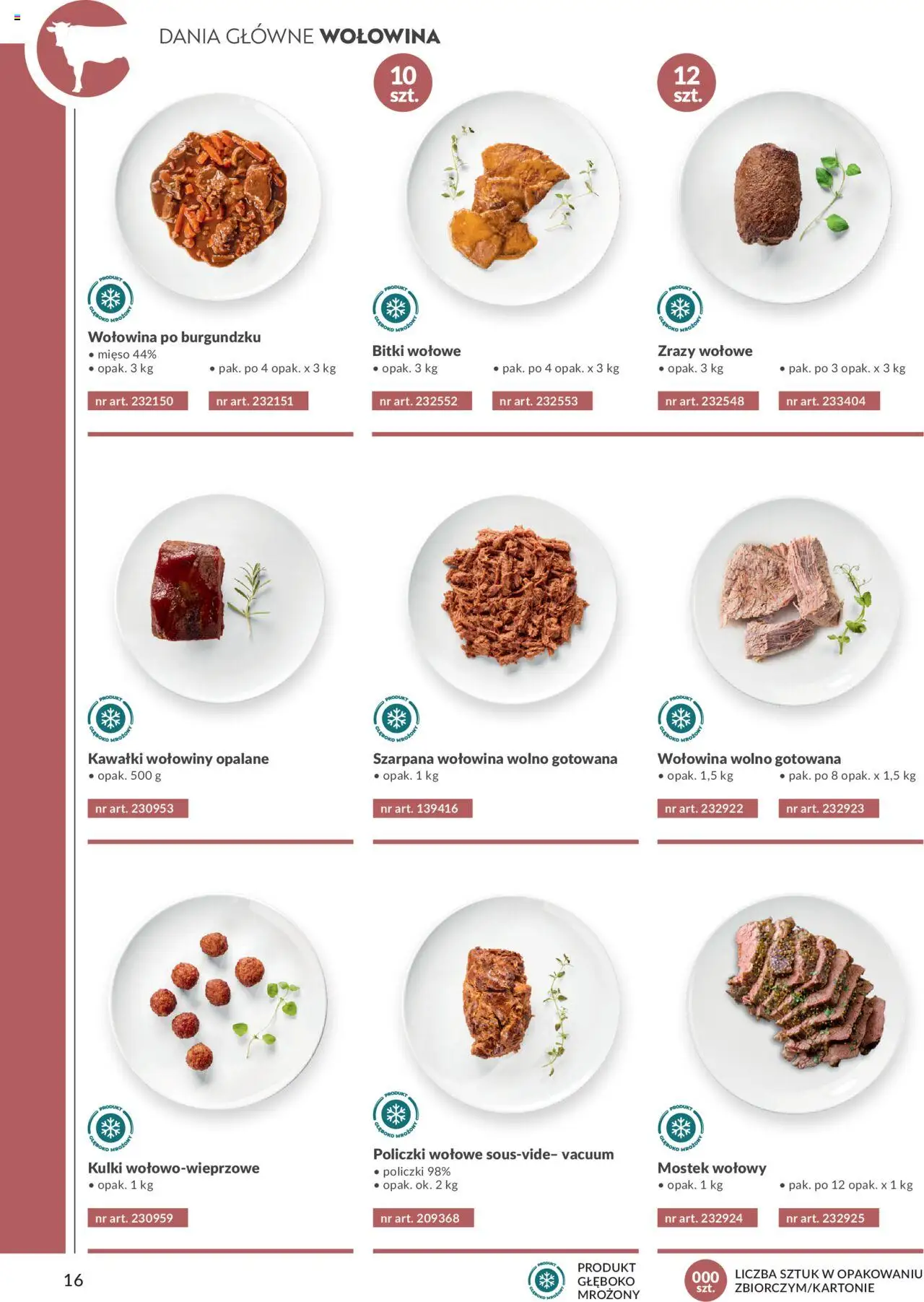 Makro Gazetka - Katalog produktów convenience Smart Chef od 29.05.2025 | Strona: 16 | Produkty: Mięso, Policzki wołowe, Wołowina