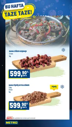 29.04.2026 tarihinden itibaren geçerli olan Metro kataloğu önizlemesi | Sayfa: 4 | Ürünler: Döner, Kıyma, Ciğer