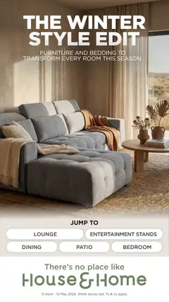 House and Home specials catalogue – valid from 13.04.2026