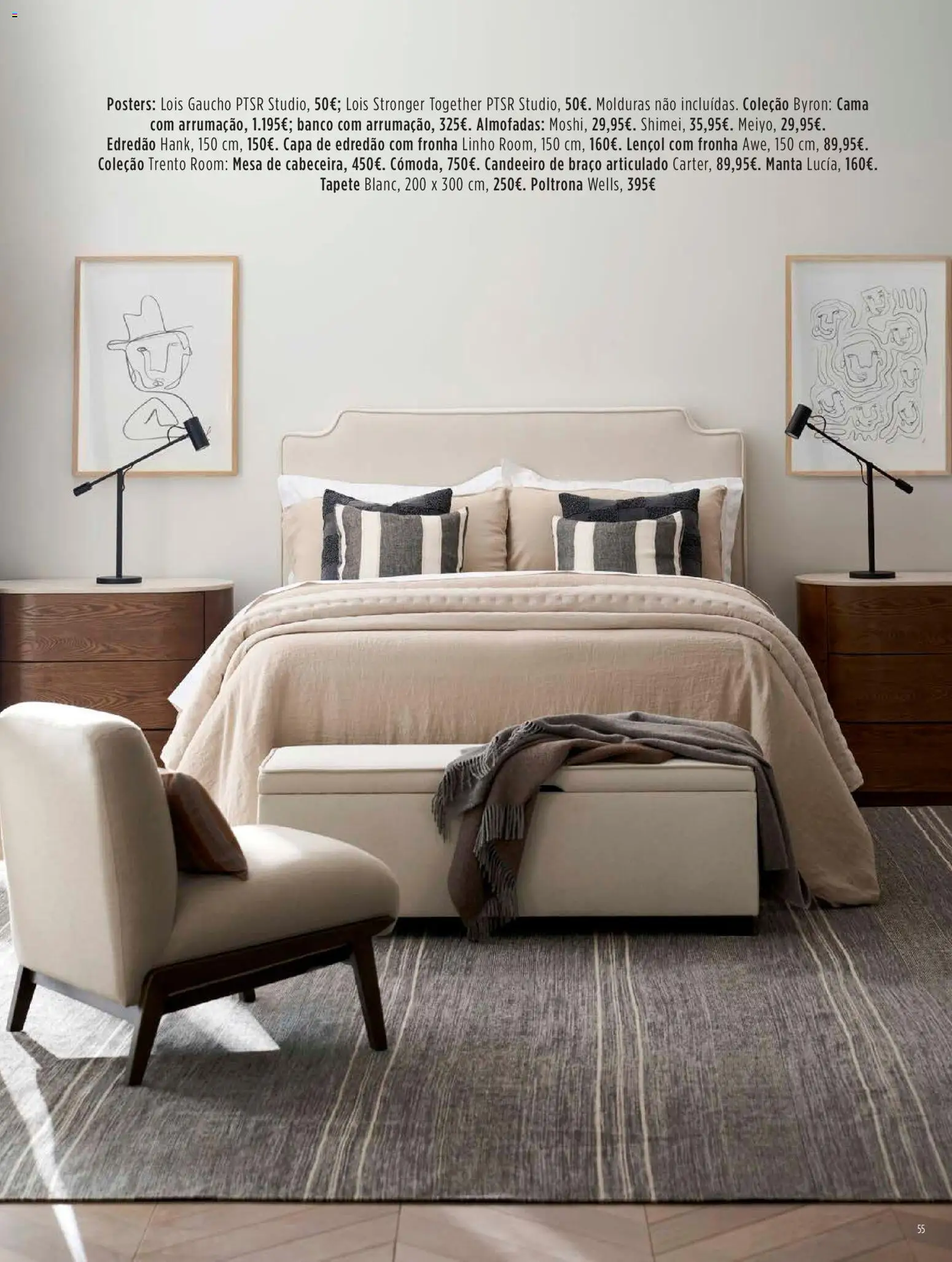 El Corte Ingles Decora │ válido de 23.10.2025 | Página: 55 | Produtos: Cama, Lençol, Mesa, Tapete