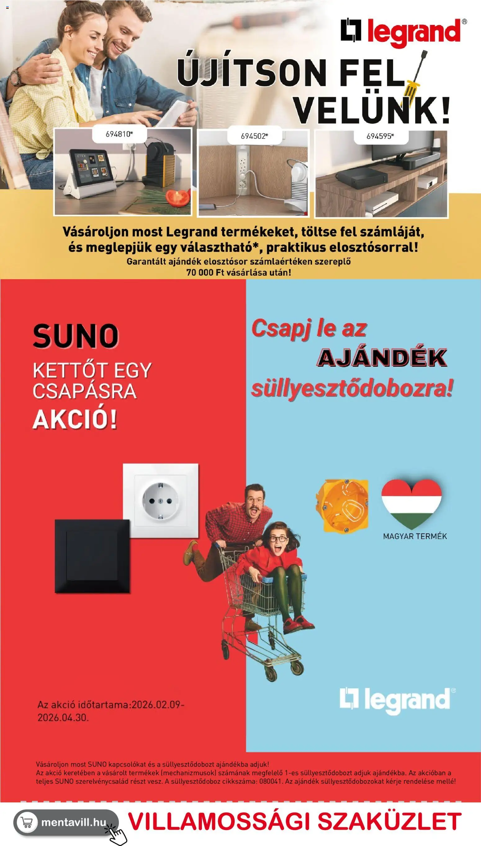 Mentavill akciós ujság - amely érvényes a következő dátumtól: 12.03.2026 | Oldal: 15