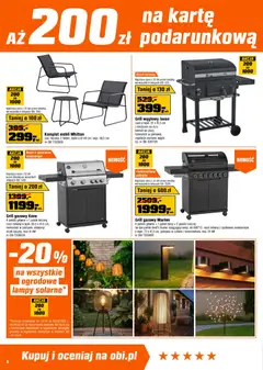 Pogląd oferty "OBI gazetka" - ważna od 22.04.2026 | Strona: 6 | Produkty: Grill, Termometr, Grill gazowy, Ruszt