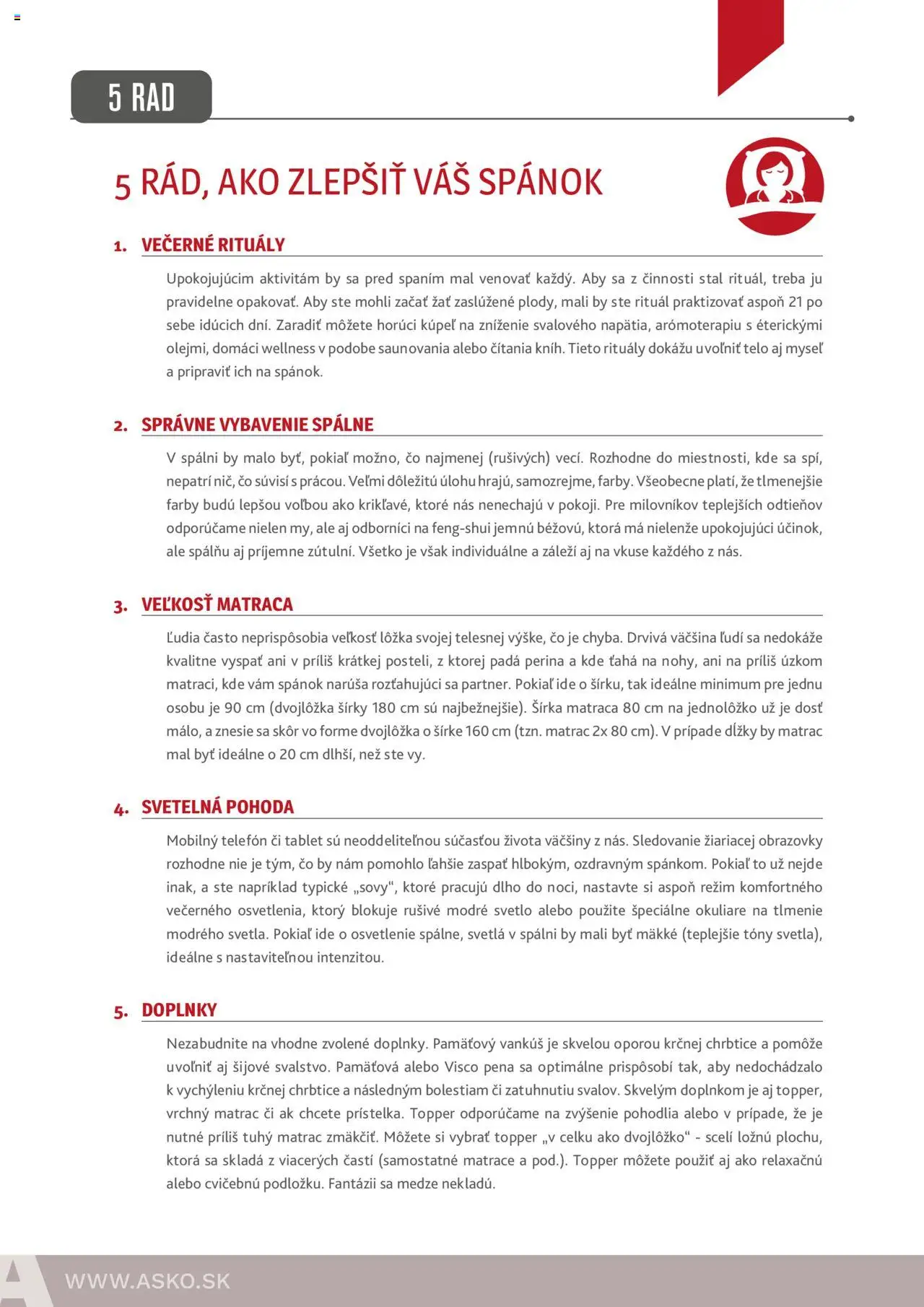Nové ASKO nábytok akcie – leták je platný od 05.06.2025 | Strana: 8 | Produkty: Matrace, Matrac, Vrchný matrac, Osvetlenie