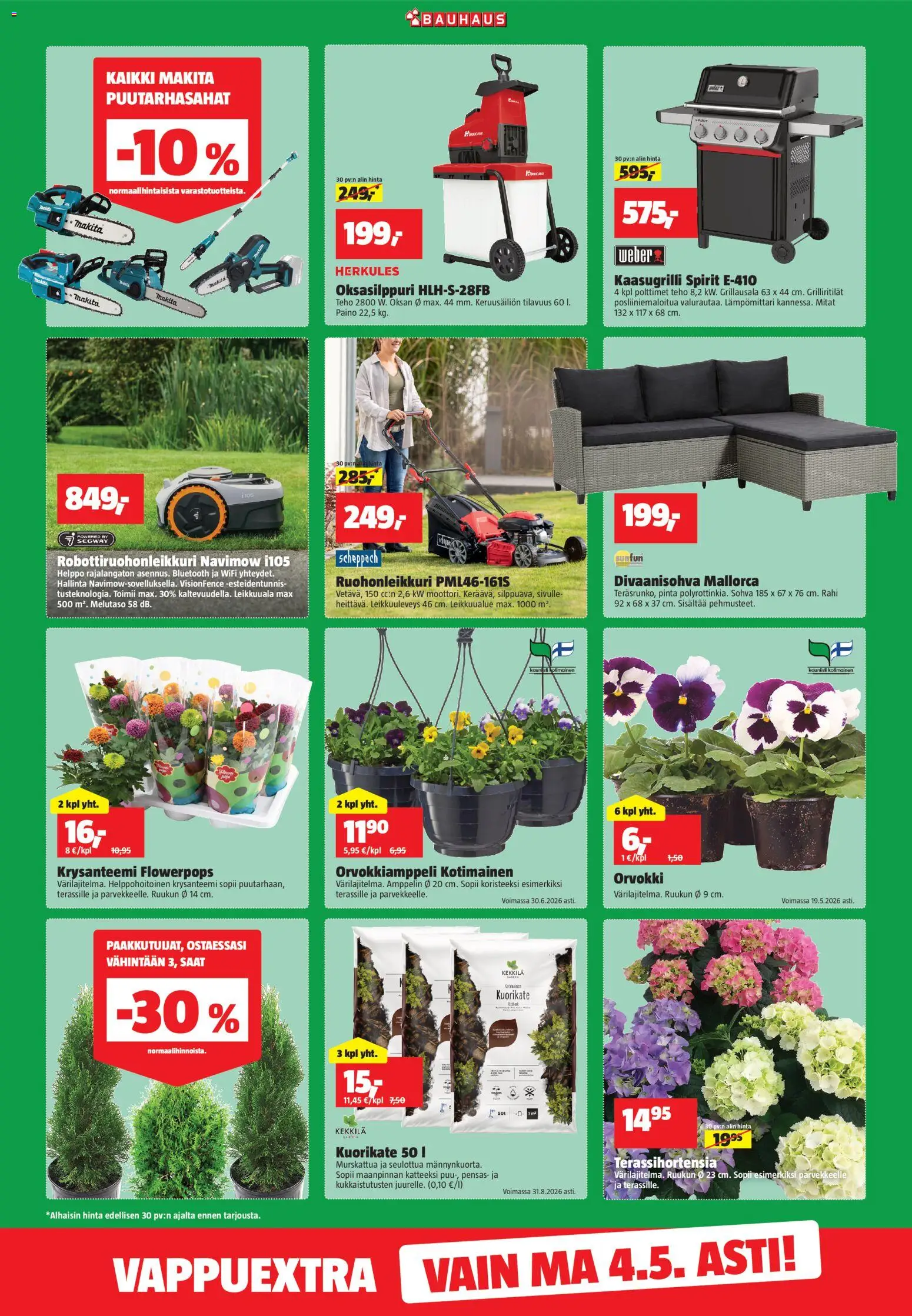 Bauhaus tarjoukset – voimassa 30.04.2026 alkaen | Sivu: 2