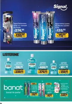 16.04.2026 tarihinden itibaren geçerli olan Migros kataloğu önizlemesi | Sayfa: 96 | Ürünler: Diş macunu, Diş fırçası