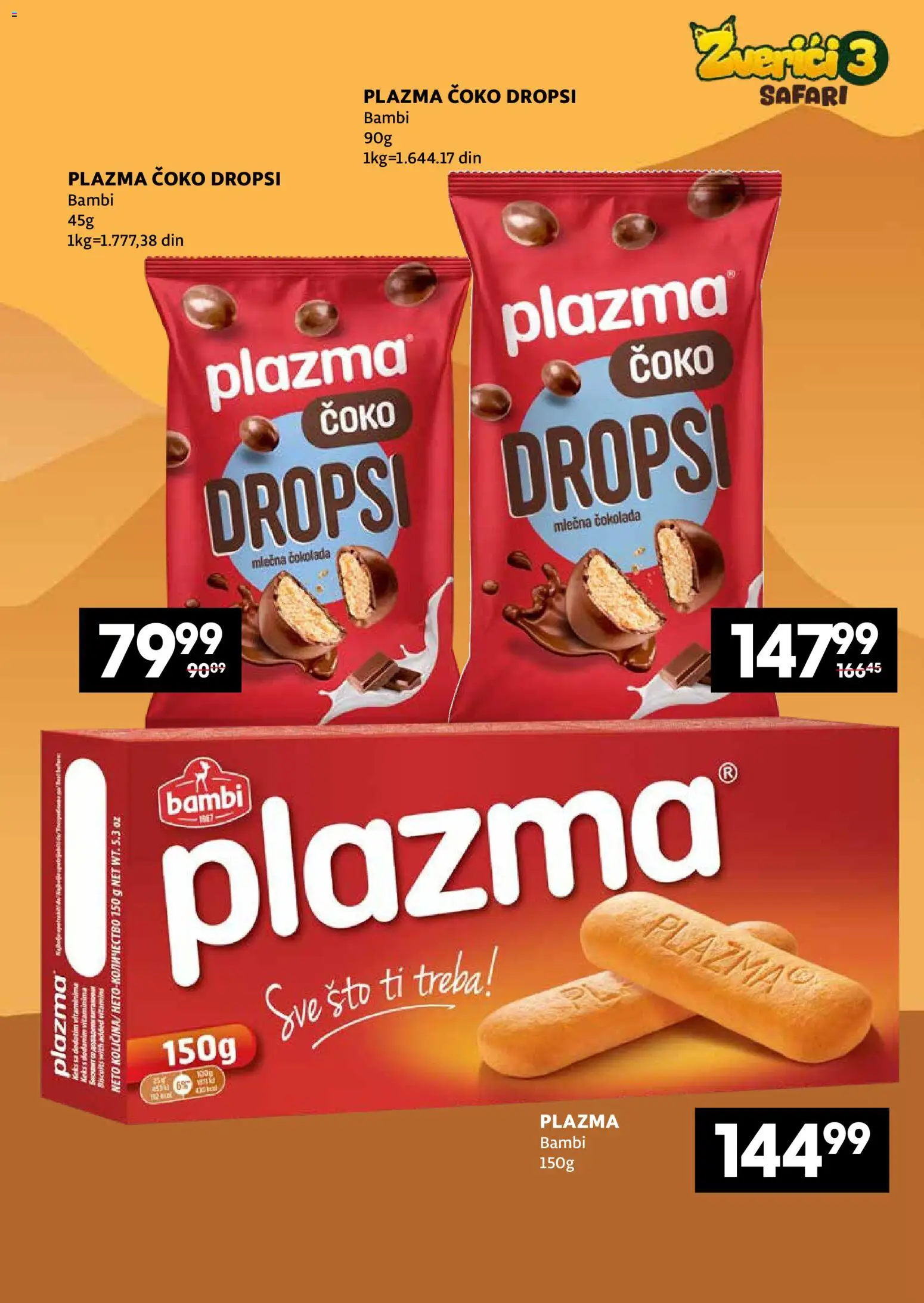 Idea katalog - važi od 09.03.2026 | Strana: 9 | Proizvode: Sto, Plazma, Čokolada, Mlečna čokolada