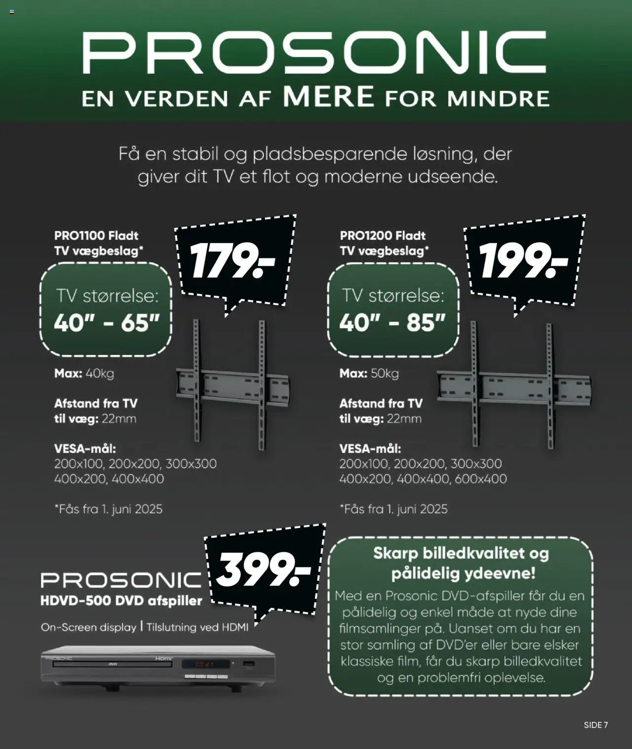 Bilka tilbudsavis – gyldig fra 02.05.2025 | Side: 7 | Produkter: Afspiller, TV