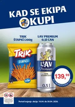 Univerexport katalog Prava kombinacija za ekipu - pregled Univerexport kataloga - važi od 16.04.2026