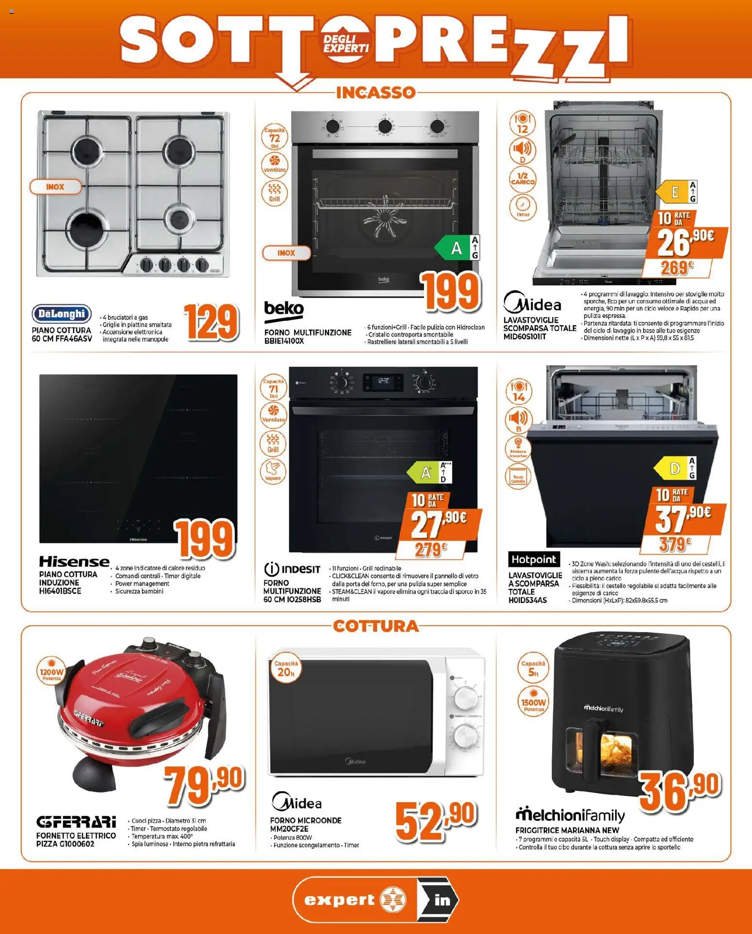 Volantino Ipercoop del 12.03.2026 | Pagina: 3 | Prodotti: Pizza, Lavastoviglie, Forno, Friggitrice