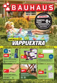 Bauhaus-mainoslehti voimassa 30.04.2026 alkaen