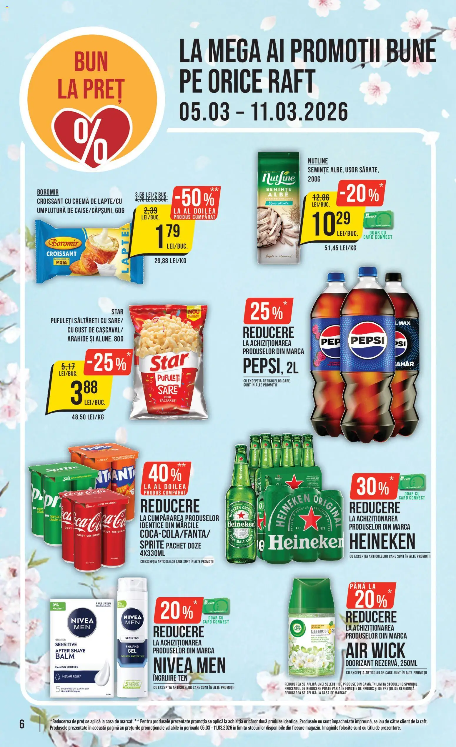 Noul catalog Mega Image – valabil de la 05.03.2026 | Pagină: 6 | Produse: After shave, Raft, Semințe, Sare