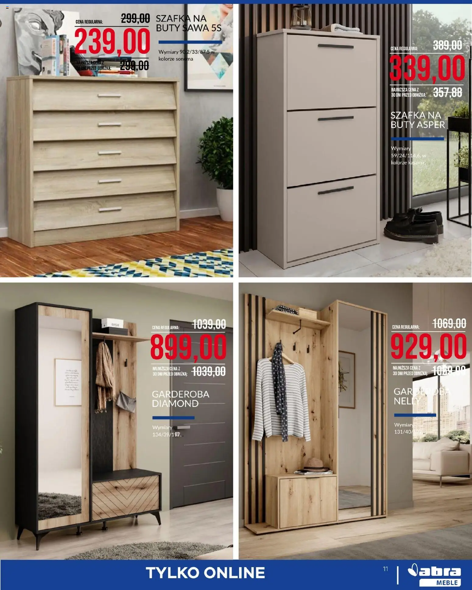 Abra meble gazetka od 04.03.2026 | Strona: 11 | Produkty: Buty