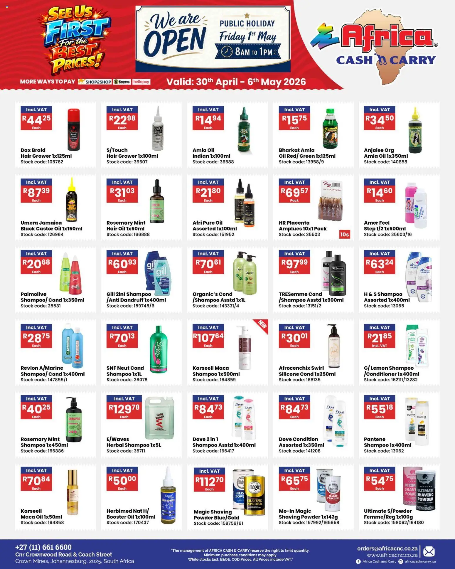 New Africa Cash & Carry catalogue – valid from 30.04.2026 | Page: 2