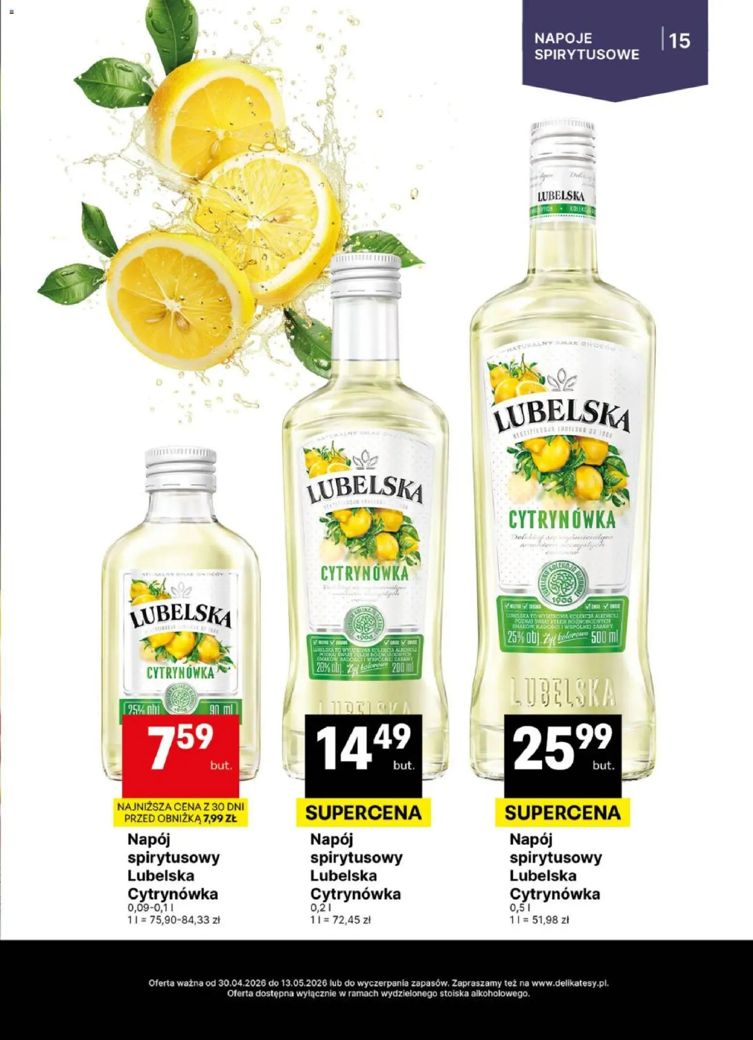 Delikatesy Centrum gazetka - DeliBarek od 30.04.2026 | Strona: 15