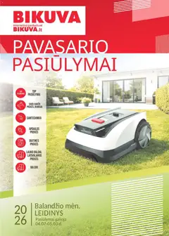 BIKUVA leidinys galioja nuo 07.04.2026