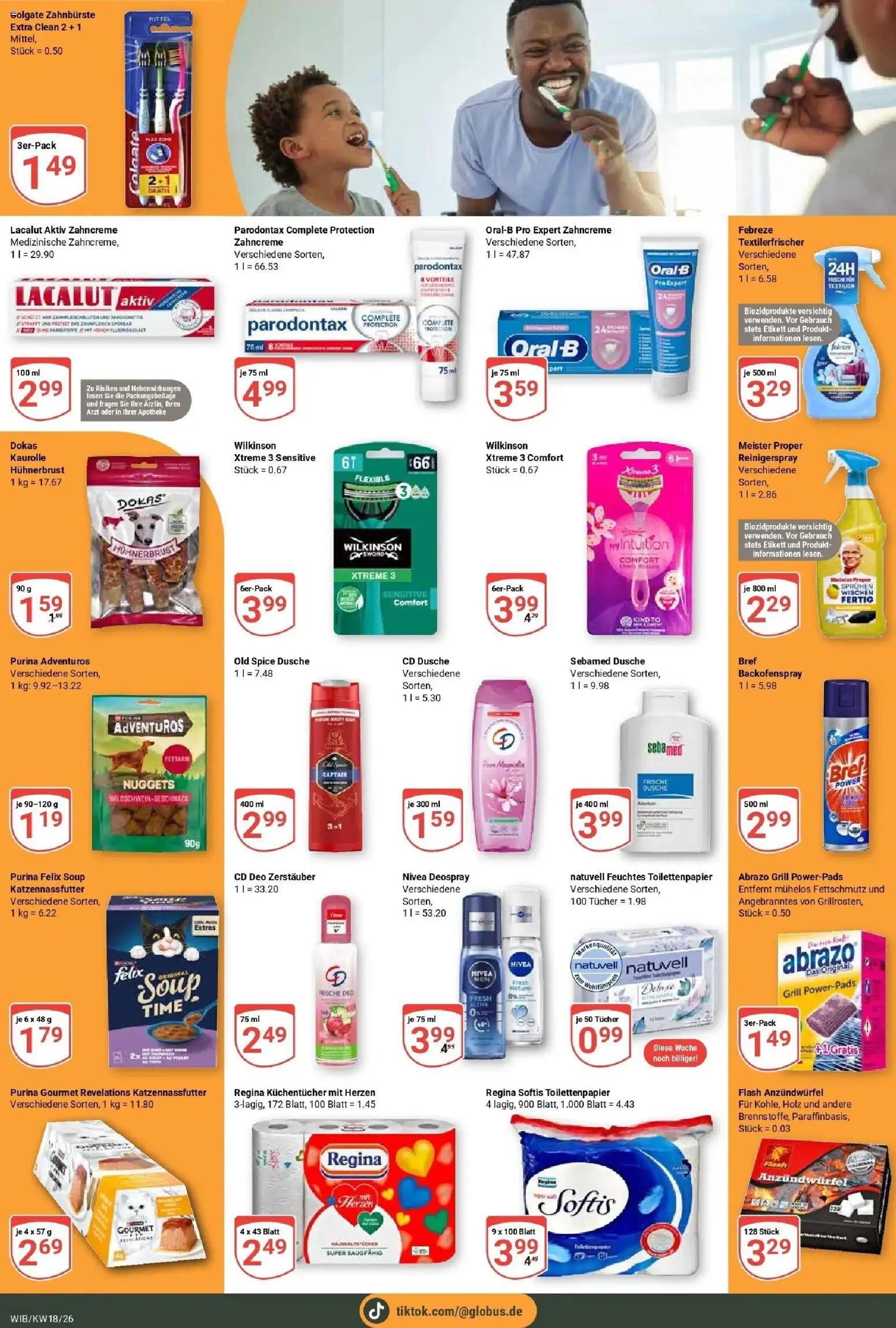 Globus Prospekt Wiesbaden-Nordenstadt	 – gültig ab 27.04.2026 | Seite: 22 | Produkte: Grill, Dusche, Zahnbürste, Deospray