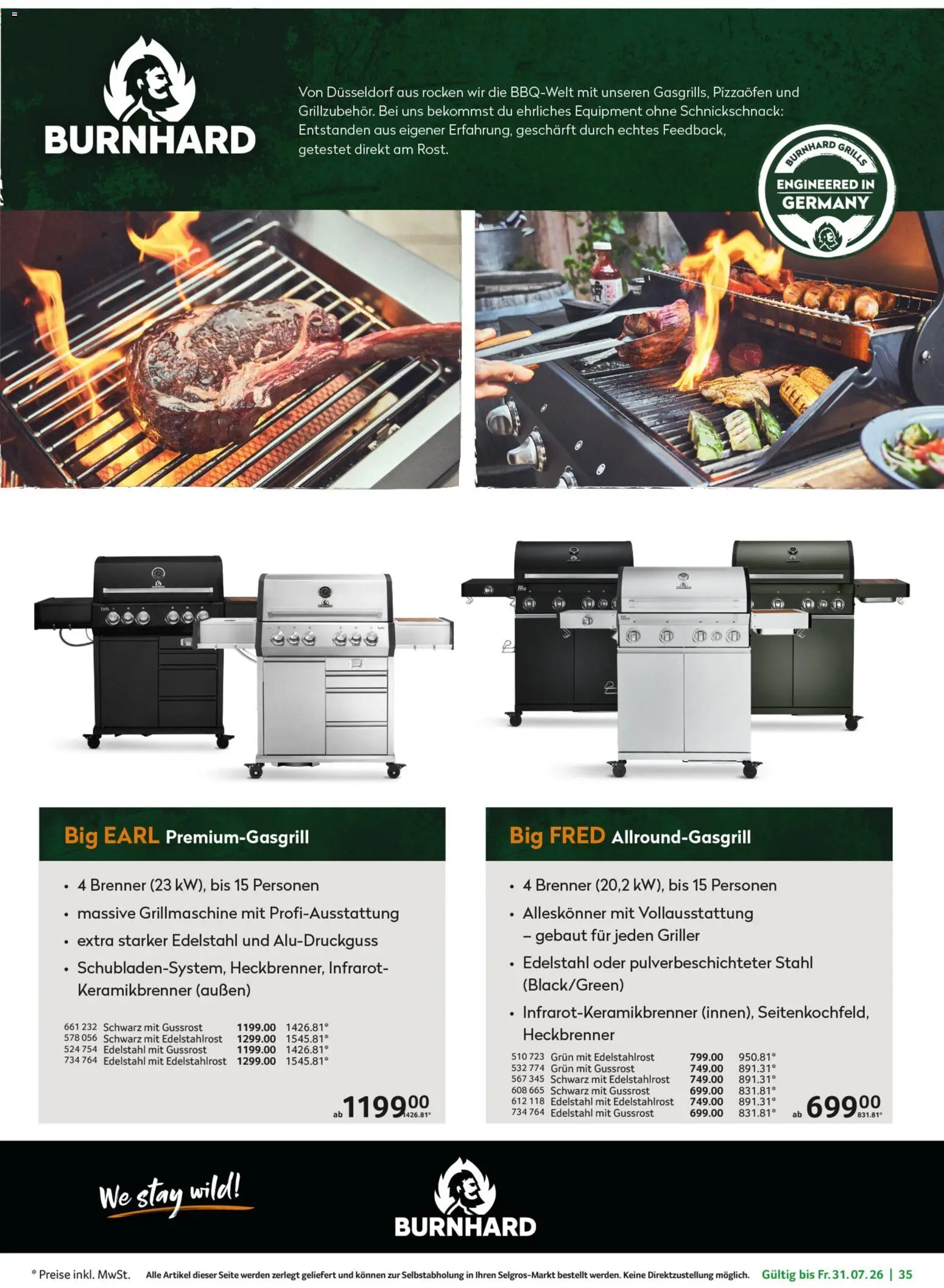 Selgros Garten Exklusiv – gültig ab 19.03.2026 | Seite: 35 | Produkte: Griller