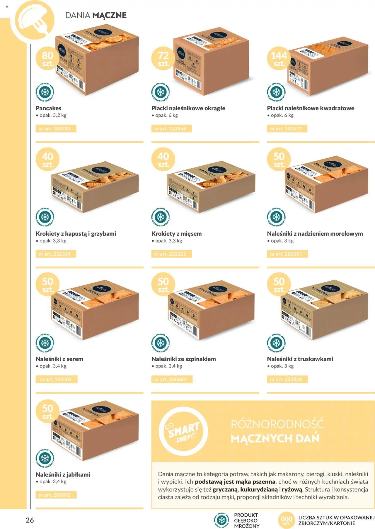 Makro Gazetka - Katalog produktów convenience Smart Chef od 29.05.2025 | Strona: 26 | Produkty: Kapusta, Naleśniki z jabłkami, Naleśniki, Pancakes