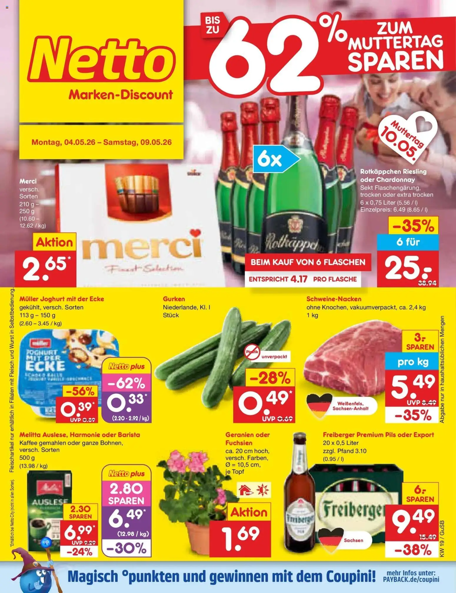 Netto Marken-Discount Prospekt Machern	 – gültig ab 04.05.2026 | Seite: 1