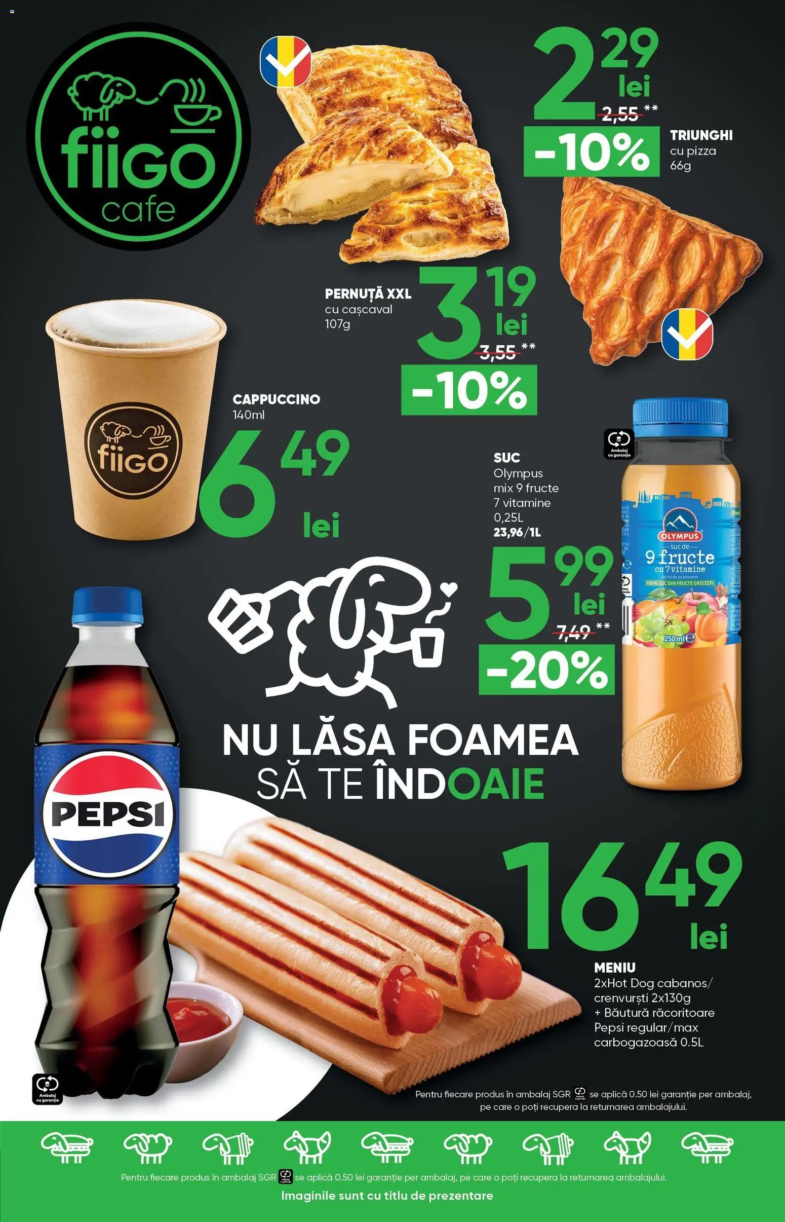 Noul catalog Profi – valabil de la 04.03.2026 | Pagină: 6 | Produse: Cașcaval, Crenvurști, Pizza, Fructe