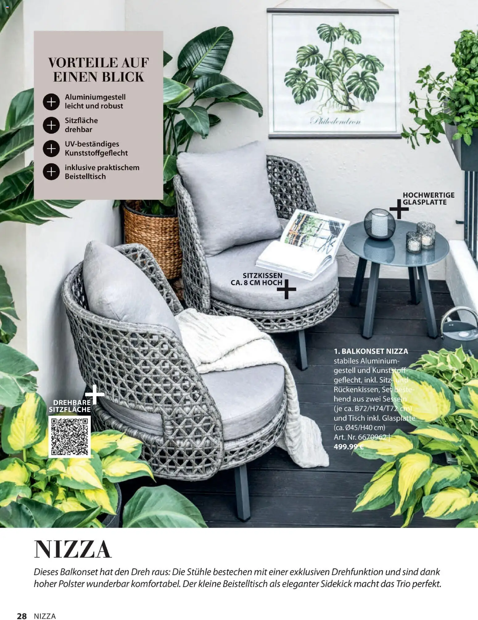 Dehner Gartenmöbel Trends 2026 – gültig ab 29.01.2026 | Seite: 28 | Produkte: Beistelltisch, Tisch