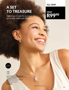 Avon specials catalogue – valid from 01.04.2026 | Page: 129 | Products: Suit, Earrings