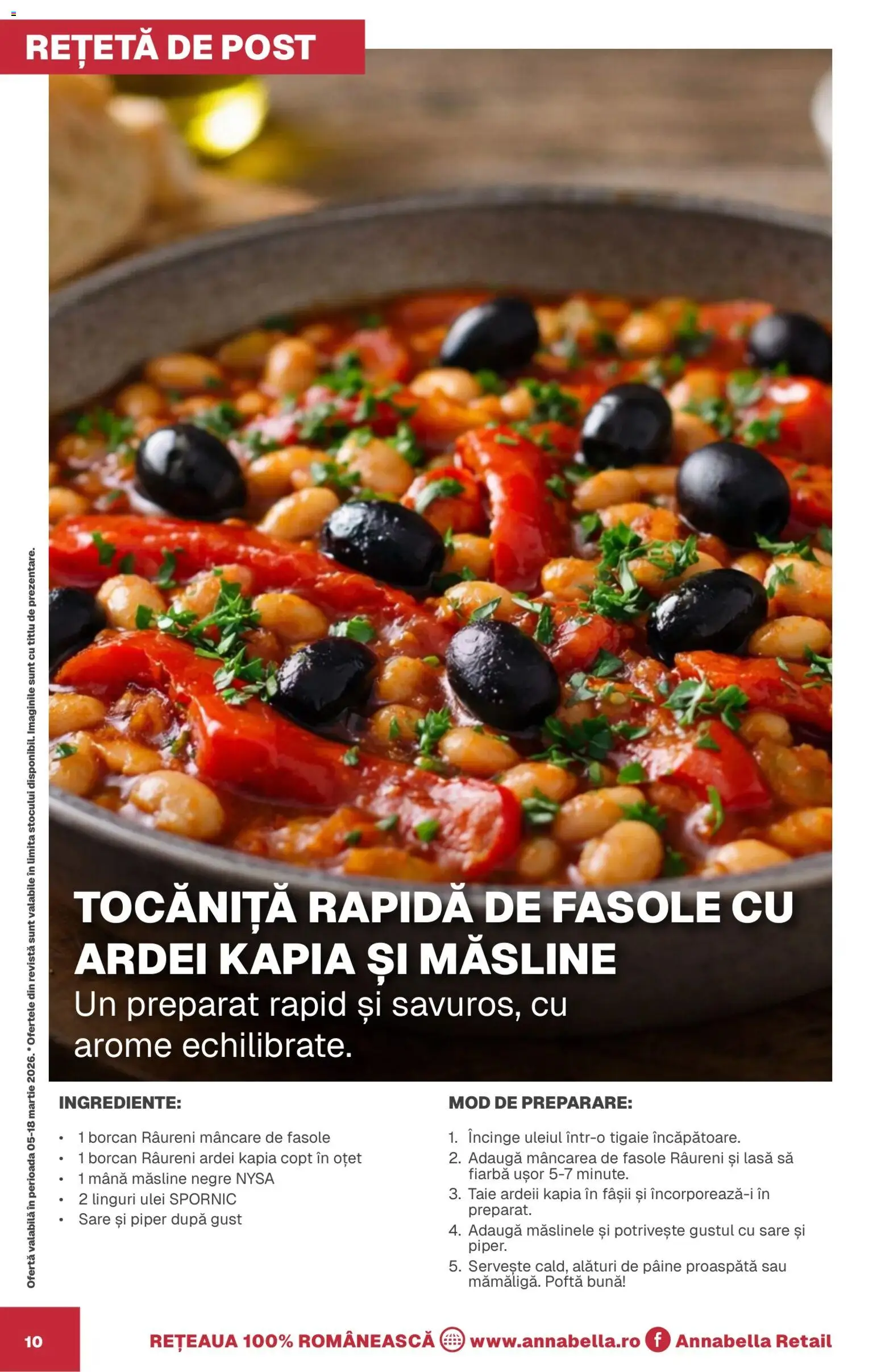 Noul catalog Annabella – valabil de la 05.03.2026 | Pagină: 10 | Produse: Hijyenik ped, Linguri, Sare, Piper