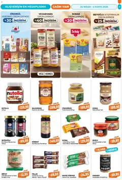 24.04.2026 tarihinden itibaren geçerli olan Çağrı Market kataloğu önizlemesi | Sayfa: 8 | Ürünler: Hünnap, Kahve, Kurabiye, Badem
