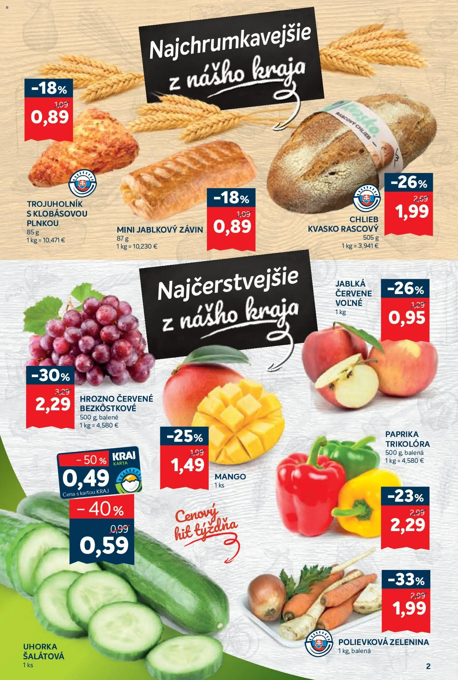 Nové Kraj akcie – leták je platný od 30.04.2026 | Strana: 2