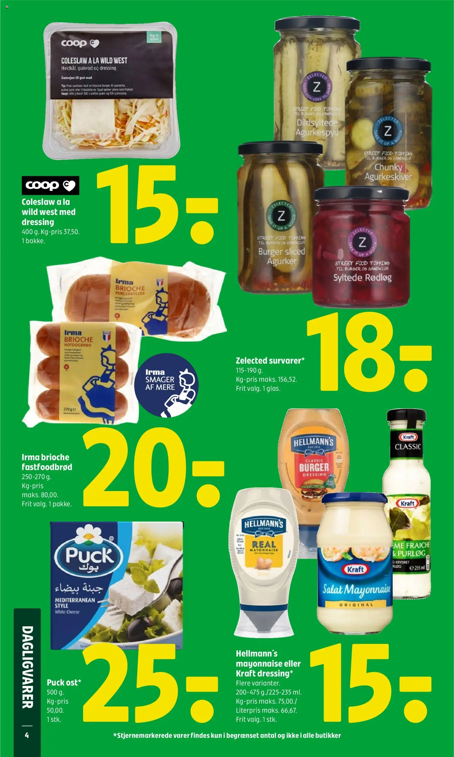Coop 365 tilbudsavis – gyldig fra 30.04.2026 | Side: 6 | Produkter: Purløg, Dressing, Hotdogbrød, Burgerboller