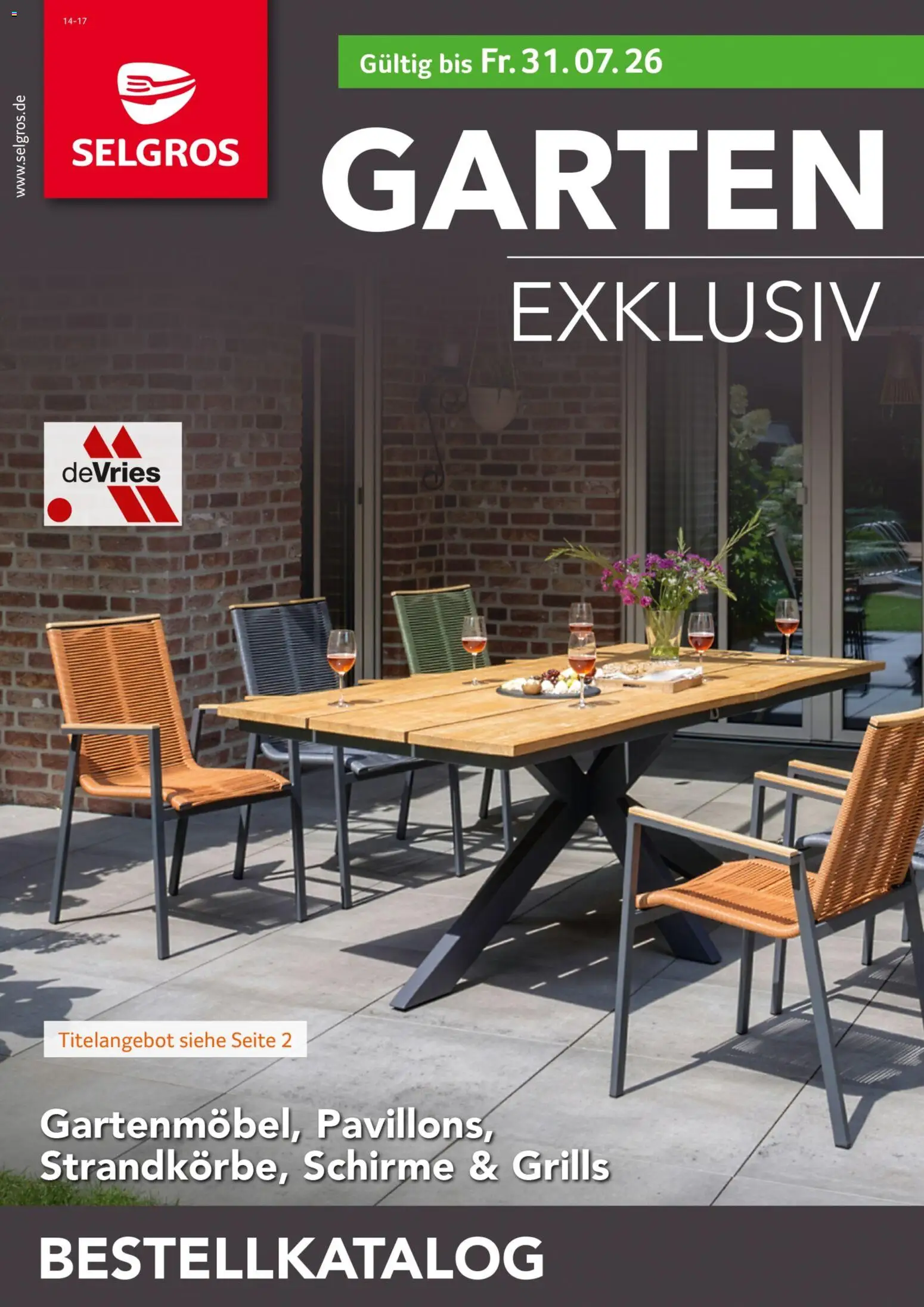 Selgros Garten Exklusiv – gültig ab 19.03.2026 | Seite: 1