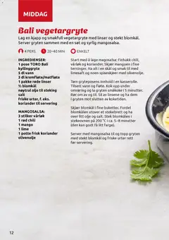 Forhåndsvisning av Joker TORO - kjempegodt nok! gyldig fra 07.04.2026 | Side: 12 | Produkter: Olje, Olivolja, Lime, Mango