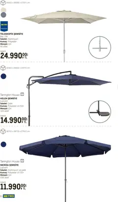 10.04.2026 tarihinden itibaren geçerli olan Metro kataloğu önizlemesi | Sayfa: 31 | Ürünler: Iskelet, Cin, Şemsiye