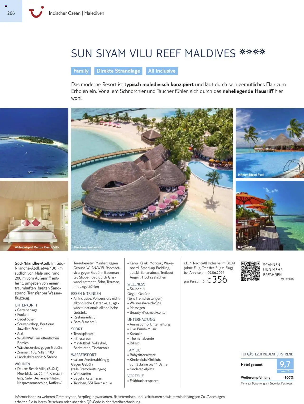 TUI Prospekt  Asien, Afrika, Orient & Indischer Ozean 2025/26 	 – gültig ab 01.11.2025 | Seite: 286 | Produkte: Bad, Wasser