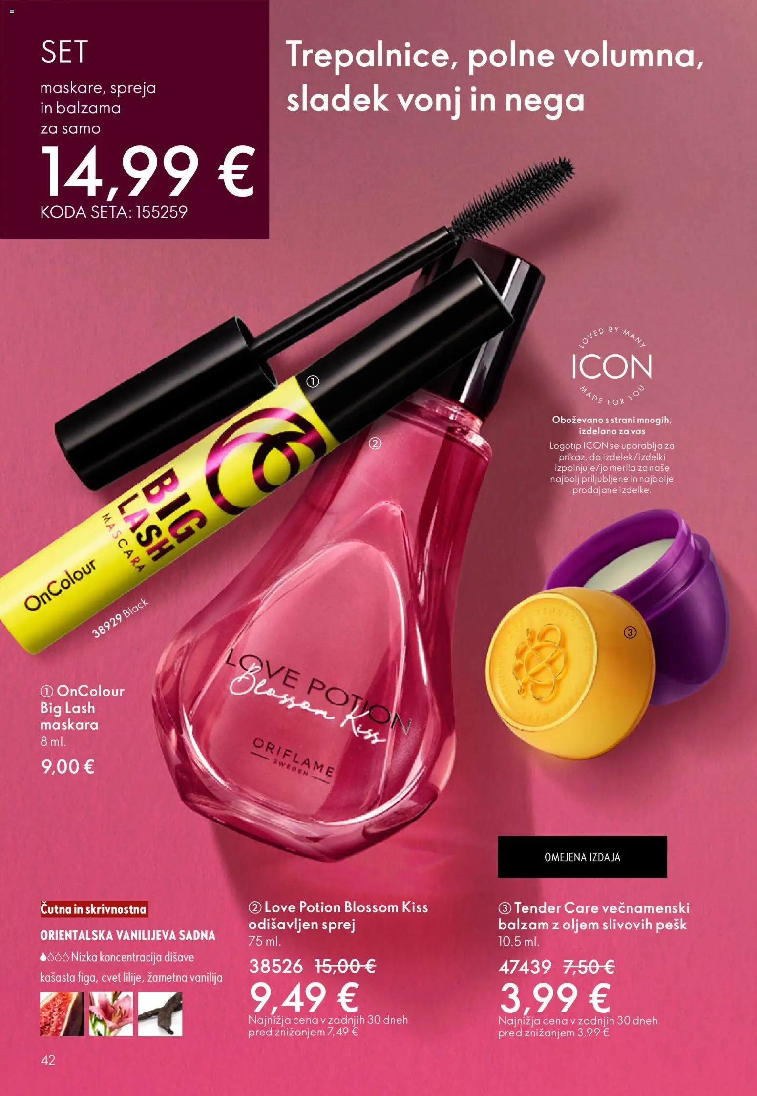 Novi Oriflame katalog ponudbe – veljaven od 11.03.2026 | Stran: 42 | Izdelki: Maskara