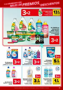 Vista previa Carrefour folleto válido desde el 23.04.2026 | Página: 54 | Productos: Polvo, Detergente, Té, Detergente líquido
