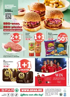Spar folder - Voorbeeld van een folder van Spar, geldig van 23.04.2026 | Pagina: 4 | Producten: Hamburger, Krieltjes, Pet, Kan