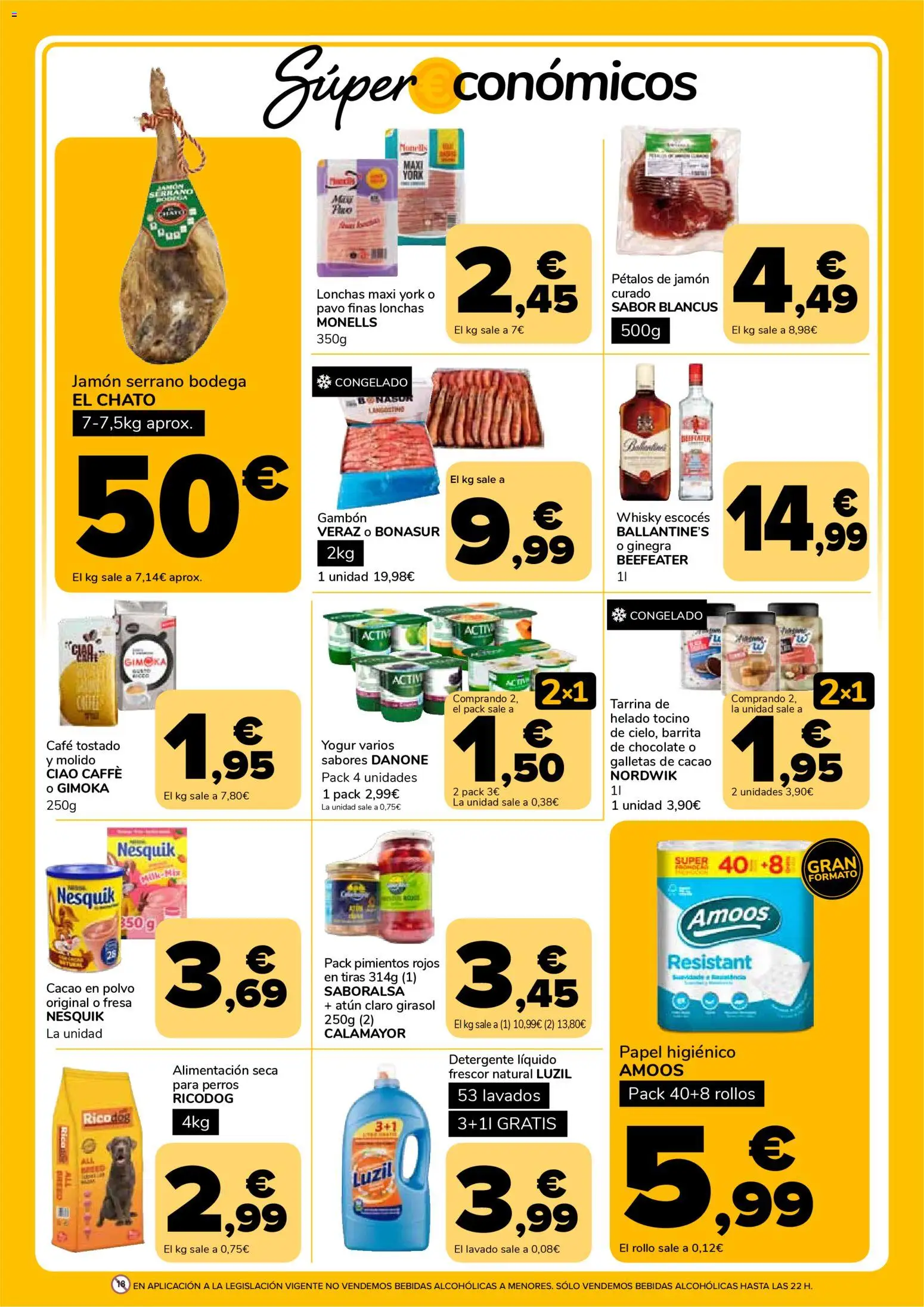 Supeco folleto │ válido desde el 16.04.2026 | Página: 2 | Productos: Detergente, Jamón, Galletas, Helado