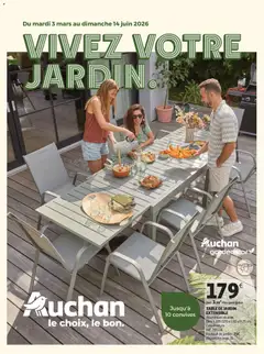 Auchan - Prévisualisation de Auchan - Jardinage, meubles jardin valide à partir de 03.03.2026