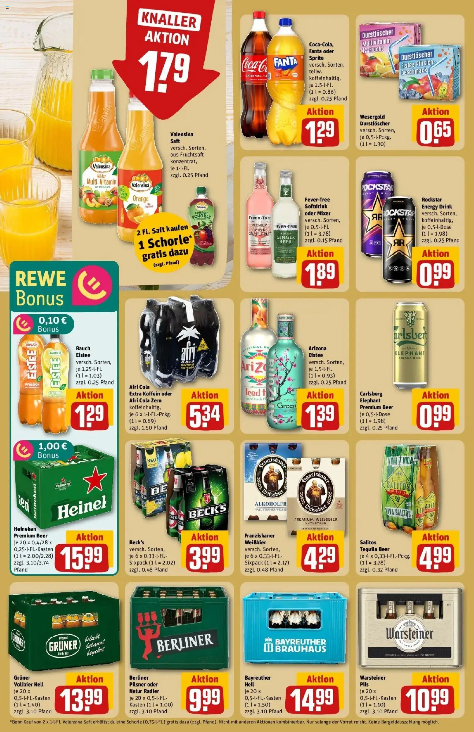 Rewe Prospekt Brandenburg An Der Havel	 – gültig ab 12.04.2026 | Seite: 24 | Produkte: Heineken, Valensina, Saft, Fruchtsaft