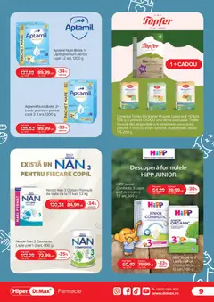 Ofertele Dr.Max valabile de la 01.04.2026 | Pagină: 9 | Produse: Lapte praf, Lapte, Orez, Porumb