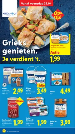 Lidl folder week 18 - Voorbeeld van een folder van Lidl, geldig van 27.04.2026 | Pagina: 22 | Producten: Yoghurt, Iphone 8, Pavilon, Crème