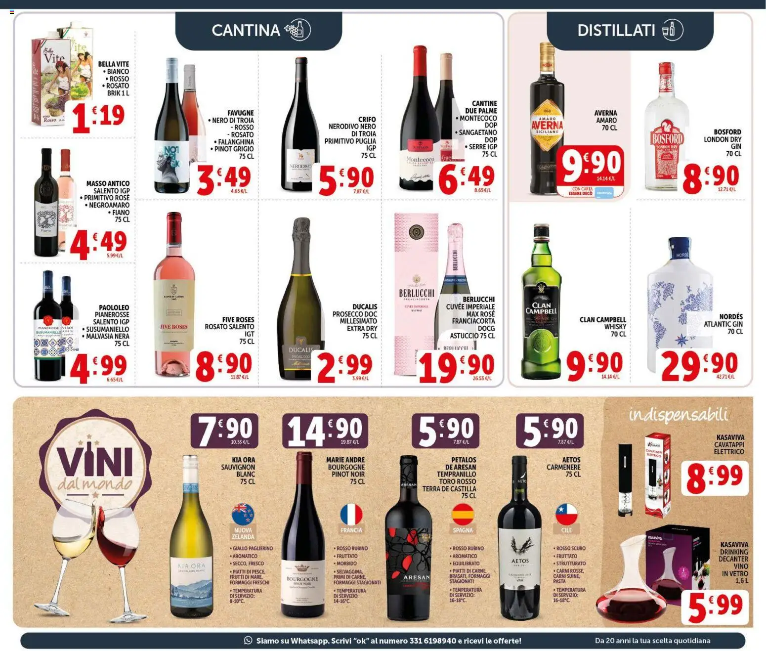 Volantino Decò del 09.04.2026 | Pagina: 17 | Prodotti: Prosecco, Vino, Amaro, Terra