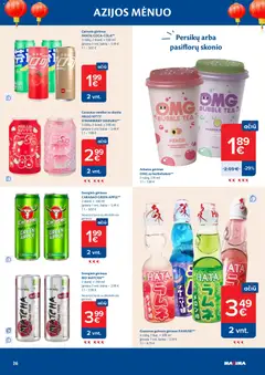 MAXIMA leidinys galioja nuo 07.04.2026 | Puslapis: 26 | Prekių: Gaivusis gėrimas, Energinis gėrimas