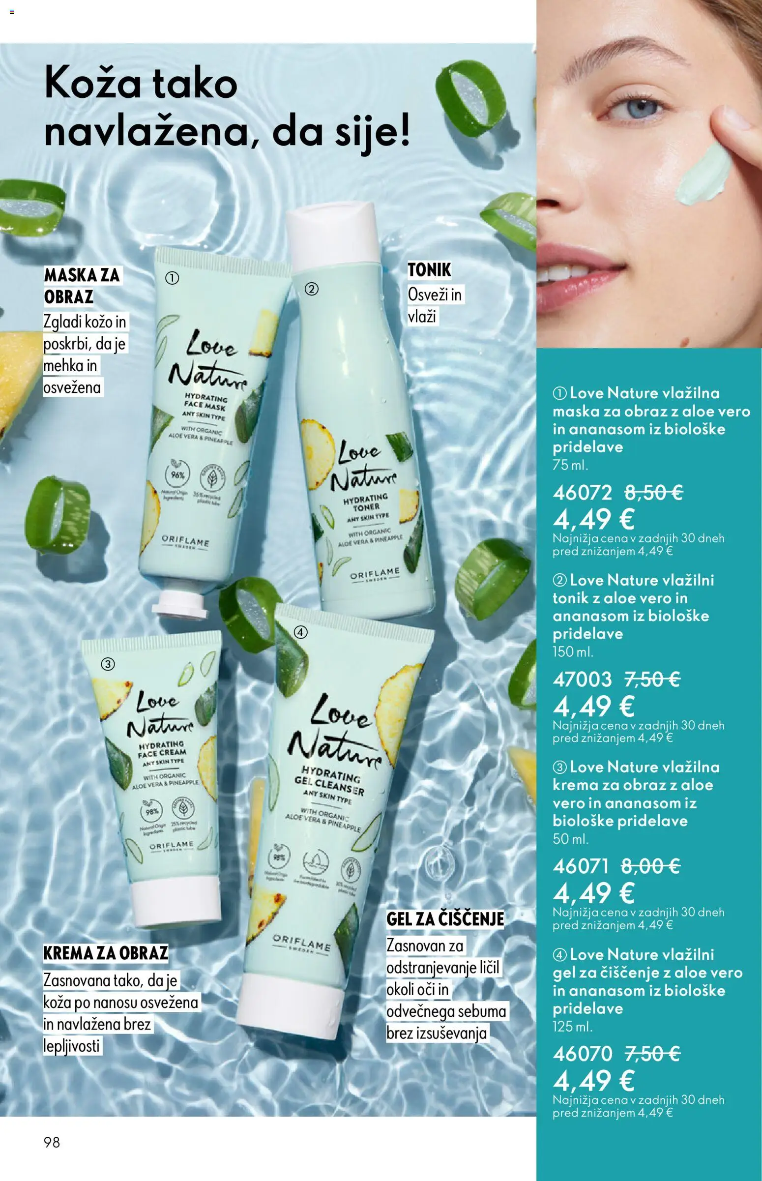 Novi Oriflame katalog ponudbe – veljaven od 11.03.2026 | Stran: 98 | Izdelki: Maska za obraz, Toner, Maska, Krema za obraz