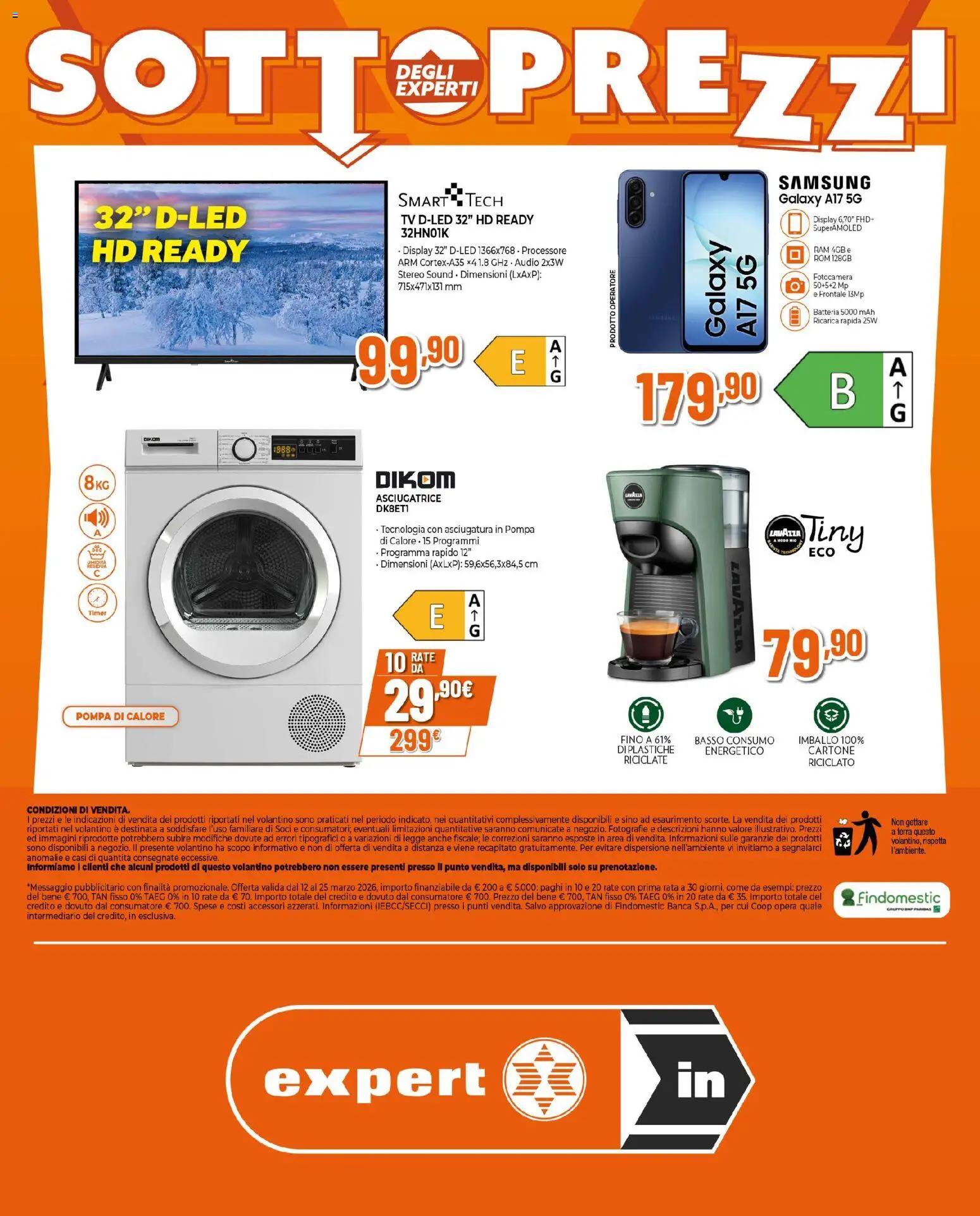 Volantino Ipercoop del 12.03.2026 | Pagina: 8 | Prodotti: Audio, Lavazza, Batteria, Samsung