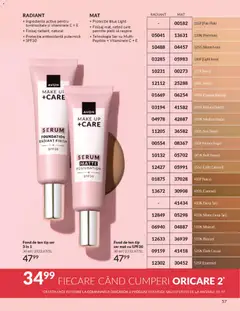 Ofertele Avon valabile de la 01.04.2026 | Pagină: 59 | Produse: Fond de ten, Serum