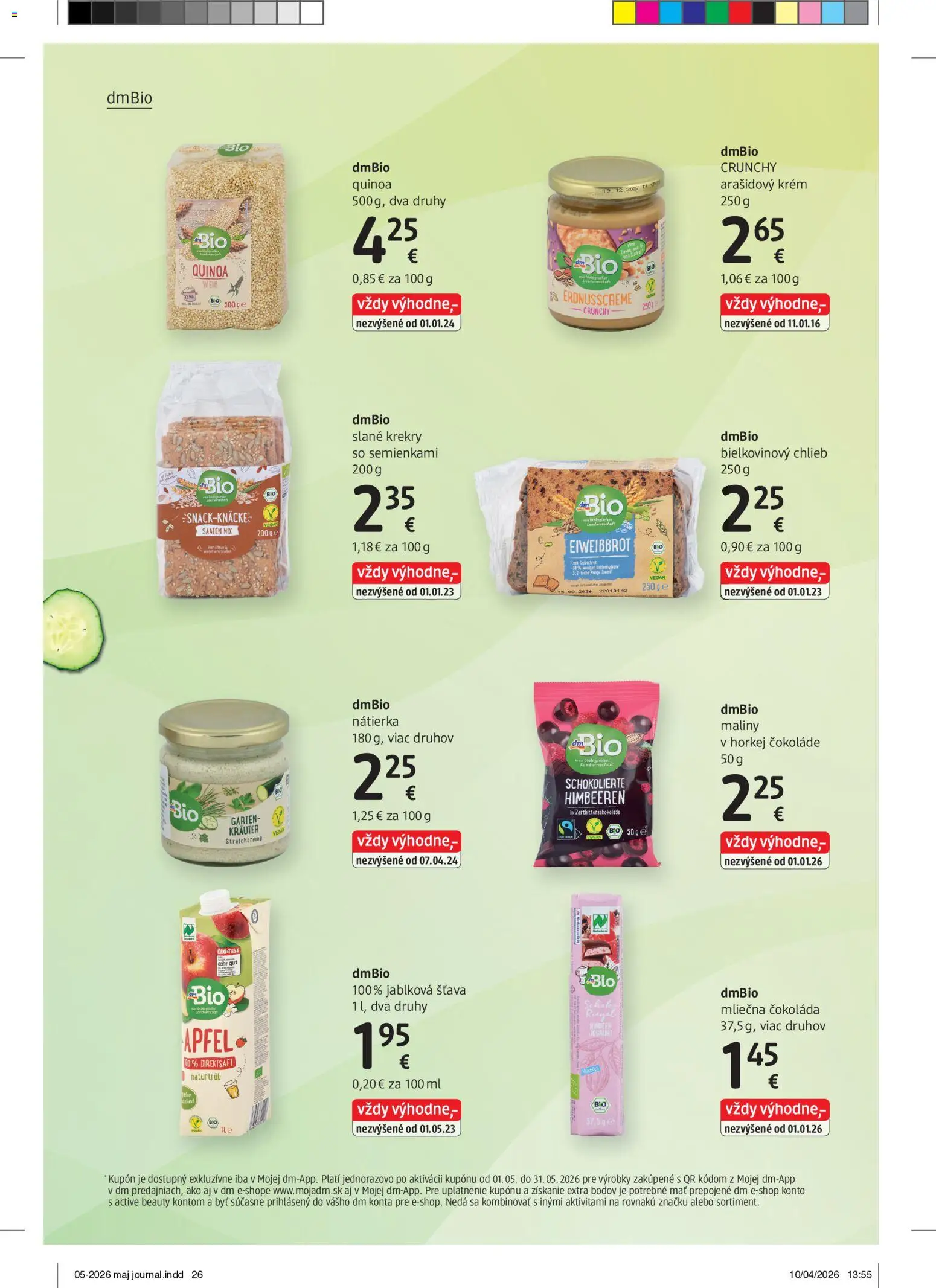 Nové dm drogerie akcie – leták je platný od 01.05.2026 | Strana: 26