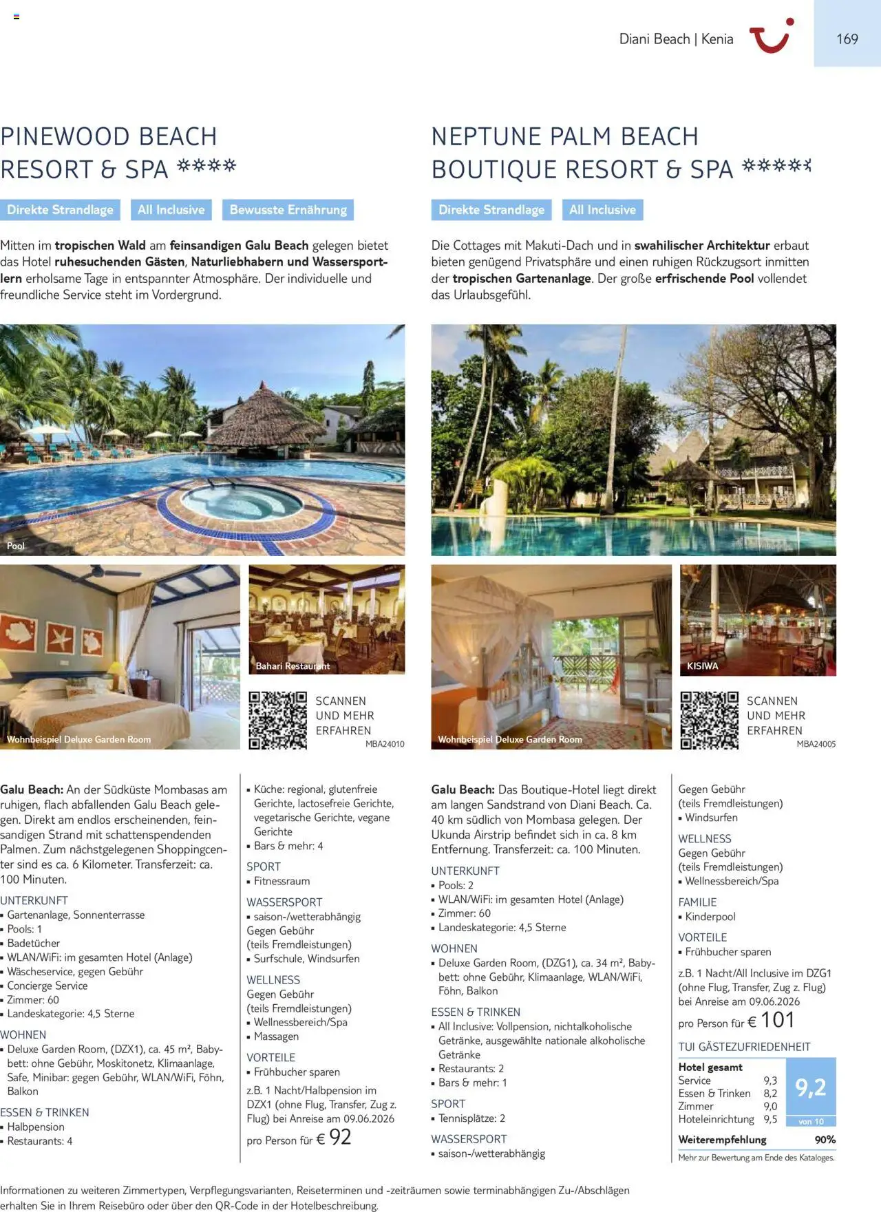 TUI Prospekt  Asien, Afrika, Orient & Indischer Ozean 2025/26 	 – gültig ab 01.11.2025 | Seite: 169 | Produkte: Bett, Küche