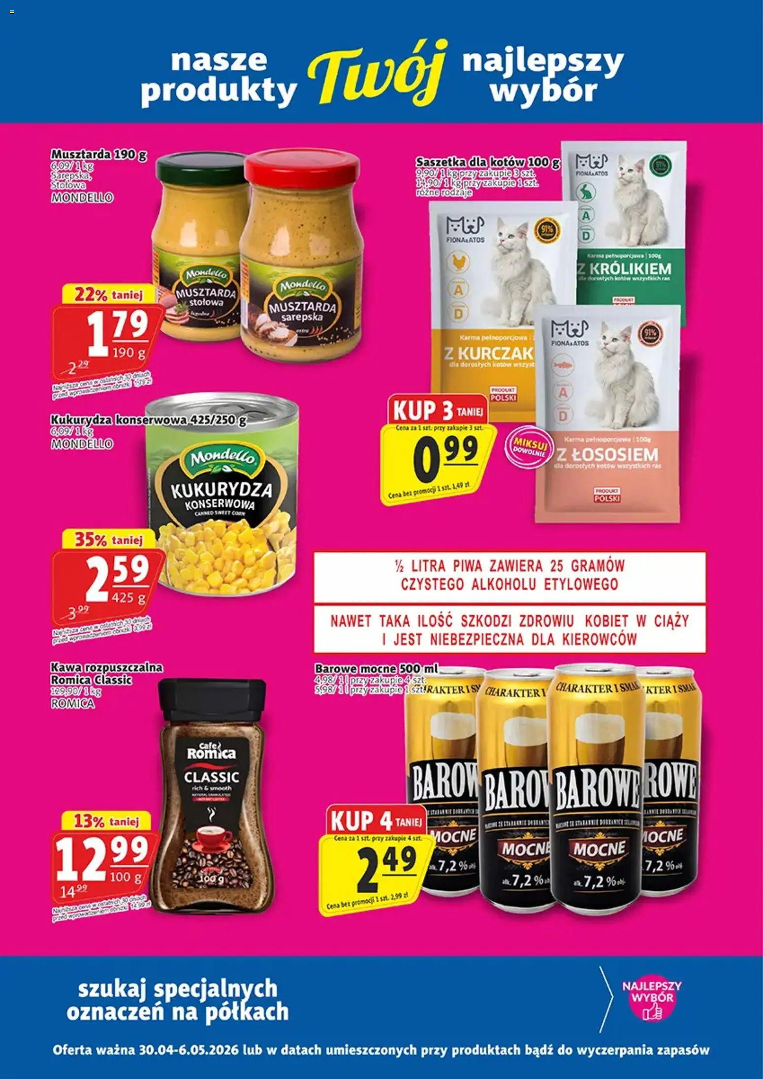 Prim Market promocje - Primcard od 30.04.2026 | Strona: 2 | Produkty: Kurczak, Kawa rozpuszczalna, Kukurydza, Musztarda